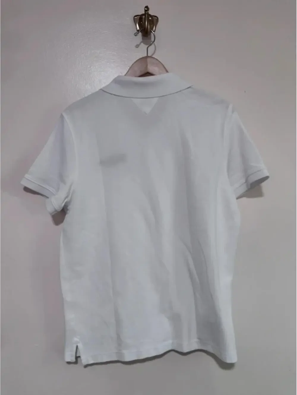 Tommy Hilfiger White Polo with Embroidered‎ Name XL